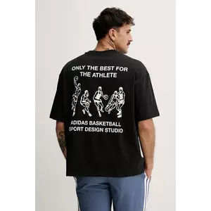 adidas Originals tricou Sport Design GFX culoarea negru, cu imprimeu, JW6646 imagine