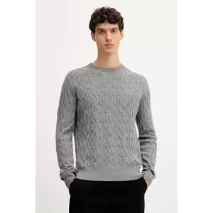 Hackett London pulover de lână culoarea gri, light, HM7000079 imagine