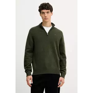 Hackett London pulover de lână culoarea verde, HM7000078 imagine