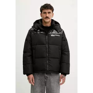 Karl Lagerfeld Jeans geacă culoarea negru, de iarnă, A4M15031 imagine