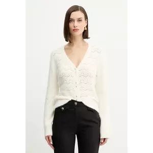 Morgan cardigan culoarea bej, MLILY imagine