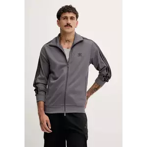 adidas Originals bluză Classic Tt culoarea maro, cu imprimeu, JY1281 imagine