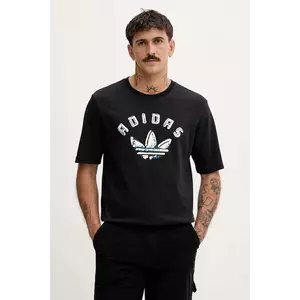adidas Originals tricou din bumbac GRFX culoarea negru, cu imprimeu, JX3090 imagine
