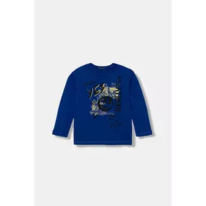 United Colors of Benetton longsleeve din bumbac pentru copii cu imprimeu, 3JERG10K5 imagine