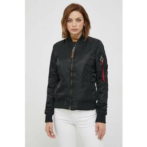Alpha Industries geaca bomber MA-1 VF 59 Wmn femei, culoarea negru, de tranzitie imagine