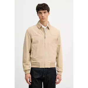 United Colors of Benetton geacă jeans culoarea maro, de tranziție, 2QHDUN06K imagine