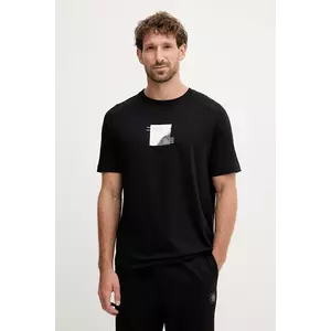 BOSS Green tricou culoarea negru, cu imprimeu, 50548093 imagine