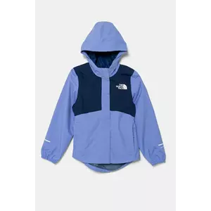 The North Face geaca copii ANTORA RAIN JACKET culoarea violet, NF0A8A490YI1 imagine