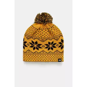 The North Face căciulă KIDS CABIN SKI TUKE culoarea galben, NF0A8CGTHIC1 imagine