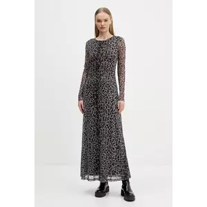 Tommy Jeans rochie culoarea maro, maxi, evazați, DW0DW21511 imagine