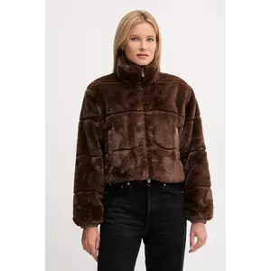 Save The Duck geacă cu două fețe YUKI culoarea maro, de iarnă, D32492W.FURY21 imagine