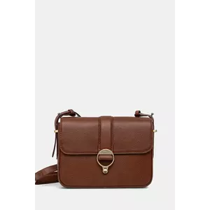 Barbour poșetă de piele culoarea maro, LBA0491 imagine