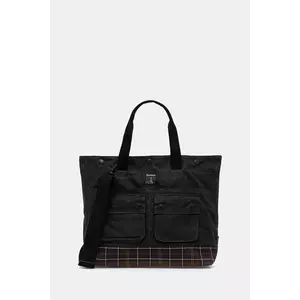 Barbour geantă Field Wax culoarea verde, UBA0750 imagine