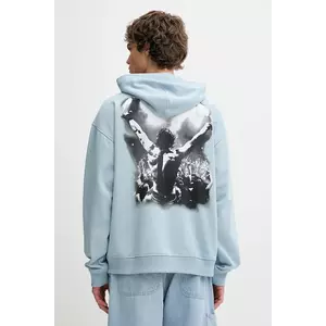 Diesel bluză S-BOXT-HOOD-T5 cu glugă, cu imprimeu, A18728.0HYAT imagine