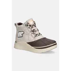 Sorel cizme de zăpadă din piele întoarsă NL5153102 OUT N ABOUT culoarea bej, 2088161102 imagine