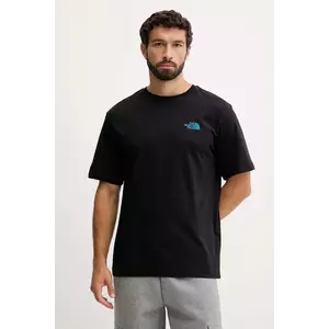 The North Face tricou din bumbac culoarea negru, cu imprimeu, NF0A8E4EJK31 imagine