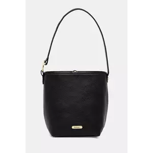 Barbour poșetă de piele culoarea negru, LBA0488 imagine