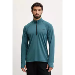 Columbia longsleeve sport DriVenture culoarea verde, uni, 2136961 imagine