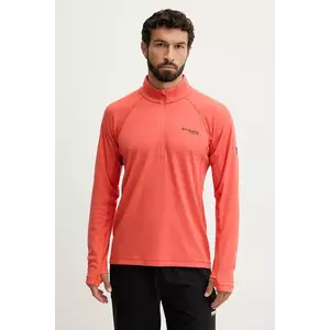 Columbia longsleeve sport DriVenture culoarea portocaliu, uni, 2136961 imagine
