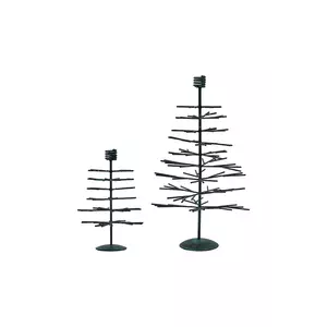 House Doctor sfesnic decorativ HDTree 16 cm 2-pack culoarea negru imagine