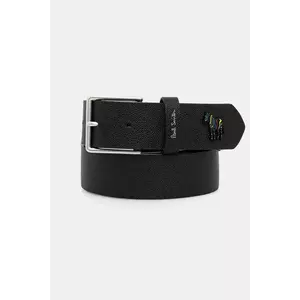 Paul Smith curea de piele culoarea negru, M1A-8111-PMUZEB imagine