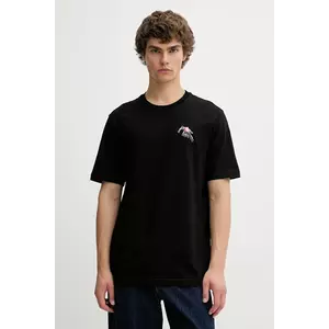 Diesel tricou din bumbac T-ADJUST-T3 culoarea negru, cu imprimeu, A18668.0QIAM imagine