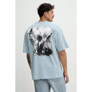 Diesel tricou din bumbac T-BOXT-T23 cu imprimeu, A18731.0PLAT imagine