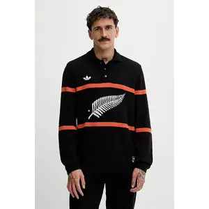 adidas Originals pulover din amestec de lână All Black culoarea negru, KG4640 imagine