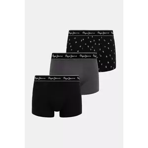 Pepe Jeans boxeri 3-pack culoarea negru, PMU11192 imagine