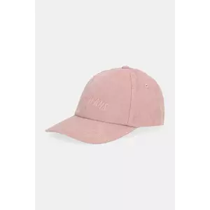 Pepe Jeans șapcă de baseball din catifea culoarea roz, PL0400005 imagine