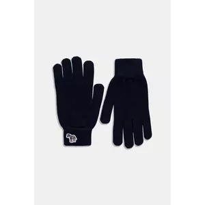 Paul Smith mănuși de lână culoarea bleumarin, M1A-410MK-TZEBRA imagine