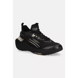 PLEIN SPORT sneakers Stealth Runner Extra Light culoarea negru, USC0733.STE003N.0293 imagine