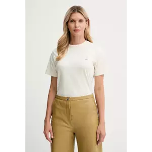 Bally tricou din bumbac culoarea bej, WJE085 imagine