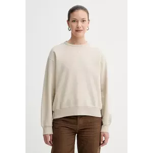 Levi's hanorac de bumbac culoarea bej, neted, A8789 imagine