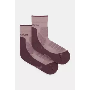 Icebreaker șosete cu lână Merino Hike+ Heavy culoarea roz, IB0A578L0HO1 imagine