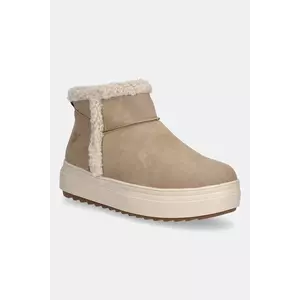 U.S. Polo Assn. botine ICY006 culoarea bej, cu platformă, izolare ușoară, ICY006W/EH1 imagine