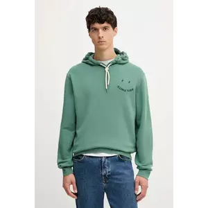 PS Paul Smith hanorac de bumbac culoarea verde, cu glugă, cu imprimeu, M2R-217Z-T22469 imagine