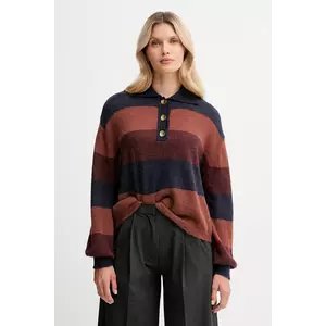 Sessun pulover din amestec de lână culoarea bleumarin, 25109013 imagine