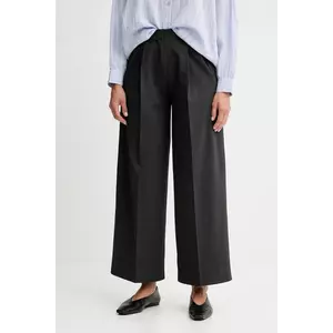 Sessun pantaloni culoarea gri, lat, medium waist, 25107014 imagine