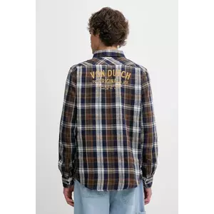 Von Dutch cămașă culoarea bleumarin, cu guler clasic, regular, VD.1.CHL.TYLER imagine