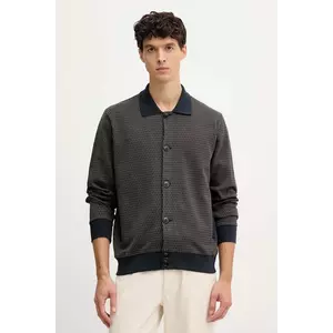 PS Paul Smith bluză culoarea bleumarin, cu imprimeu, M2R-218Z-T22458 imagine