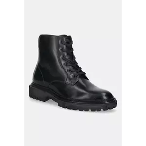 Gant cizme de piele Ivyhill culoarea negru, cu toc plat, 31531116 imagine