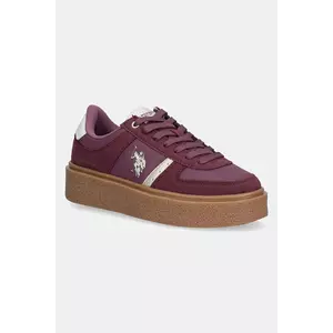 U.S. Polo Assn. sneakers JODY001 culoarea violet, JODY001W/ENU1 imagine