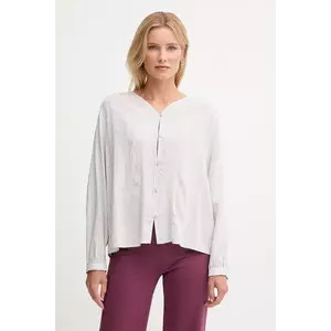 United Colors of Benetton cămașă culoarea alb, regular, 570QDQ0CH imagine