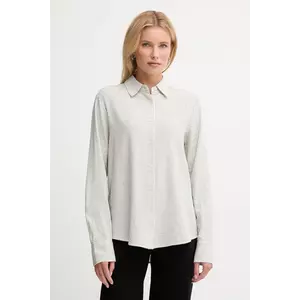 United Colors of Benetton cămașă culoarea bej, cu guler clasic, regular, 570QDQ0AL imagine