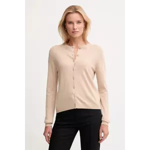 United Colors of Benetton cardigan din amestec de lână culoarea bej, light, 102HD502B imagine