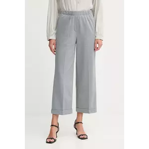 United Colors of Benetton pantaloni culoarea gri, fason tigareta, high waist, 47CKDF09Y imagine