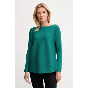 United Colors of Benetton pulover din amestec de lână culoarea verde, 1Y6SD10CH imagine