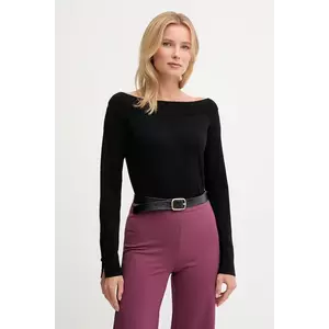 United Colors of Benetton pulover culoarea negru, light, 1W2AD10E0 imagine