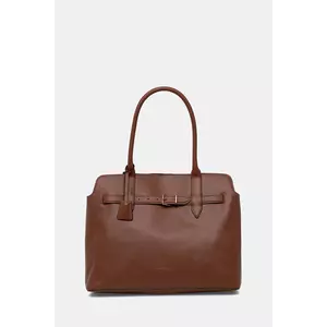 Marc O'Polo poșetă de piele culoarea negru, 50818770301104 imagine